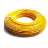 KEI 10 Sqmm Single Core FR Yellow Copper Unsheathed Flexible Cable, Length: 100 m