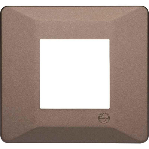 L&T Entice 2 Module Rustic Gold Plate, CB91102FR11 (Pack of 15)