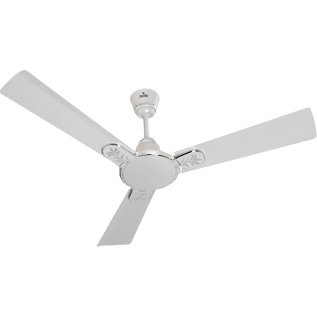 Polycab Eleganz Floral 75W 400rpm Pearl White Ceiling Fan, Sweep: 1200 mm