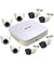 CP Plus White 4 Dome & 4 Bullet Channel DVR Camera Surveillance System Kit, CP-8ChD-4IRD&4L2D