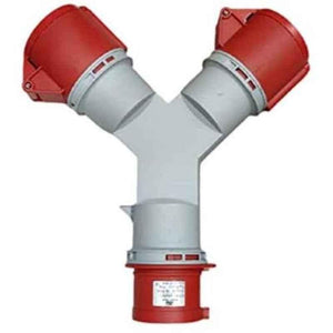 Power N Pack 32A 415V 6h 2 Way Multi Connection Socket, PY44S