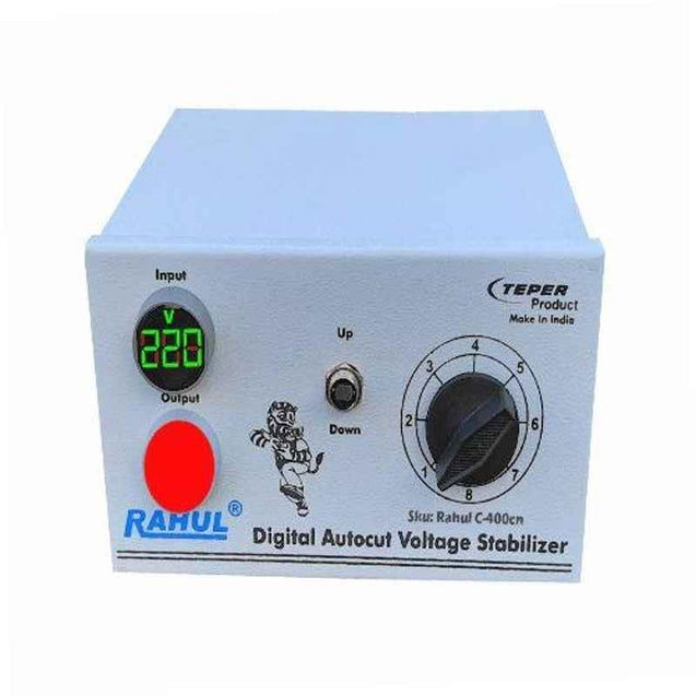 Rahul C-400CN 90-280V 450VA Single Phase Autocut Voltage Stabilizer