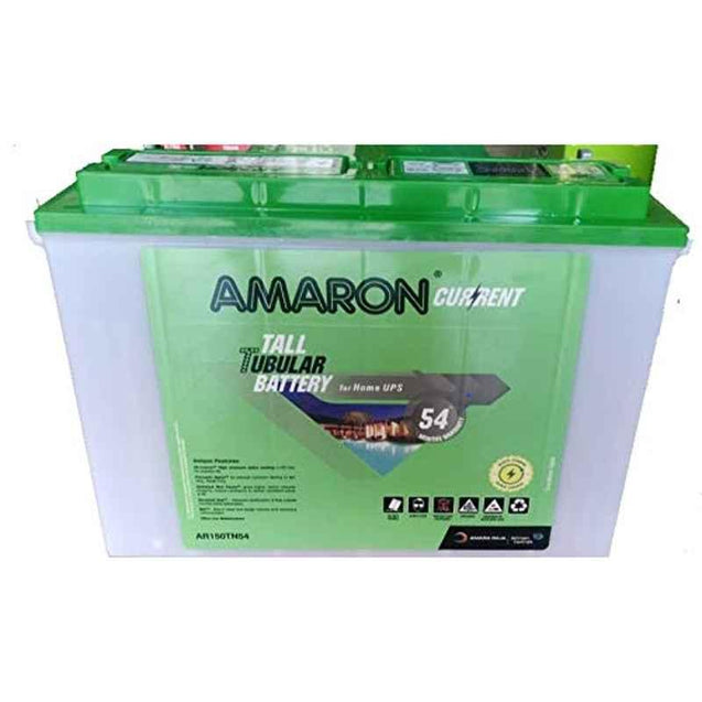 Amaron AAM-CR-AR150TN54 150Ah Green Tall Tubular Inverter Battery