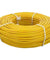 Fybros 25 Sqmm Yellow Single Core Round PVC Insulated Industrial Cable, FWC1182C1, Length: 100 m