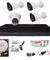 CP Plus 2.4MP Dome & 3 Pcs Bullet Camera with 4 Channel DVR & Usewell Accessories, 2.4GPC-3B1D-1TB