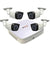 CP Plus White 4 Pcs Bullet Camera & 8 Channel Camera Surveillance System Kit with All Accessories, CP-8CHD-4L2D