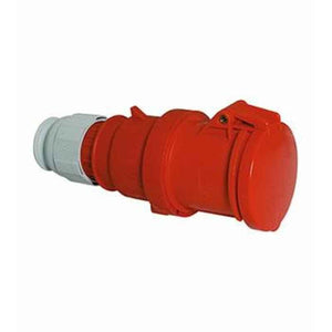 Neptune 63A 5 Pin IP44 GT Connector with Cable Sleeve 63A Cable Gland, 3112