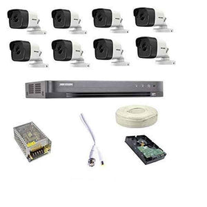 Hikvision 5MP 8 Channel Full Hd Dvr & Camera Combo Kit