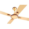 Rally Europa DLX 68W Satin Gold 4 Blade Ceiling Fan, Sweep: 1200 mm