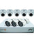 Godrej SeeThru 8 Channel 1080P Full HD White CCTV Camera Kit, SK-2MPQUADRA5D3B