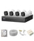 Dahua 4 Pcs 2MP Bullet CCTV Camera, 4 Channel XVR, 4 Pcs Cable Coil, 4 Channel Power Supply, 8 Pcs BNC Connectors, 4 Pcs DC Connectors & 500GB Hard Disc Kit