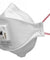 3M FFP3 Anti Particle & Radioactive White Respirator Face Mask, 9332A Plus (Pack of 20)