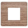 L&T Entice 12 Module Caramel Wood Plate, CB91112FP12 (Pack of 5)