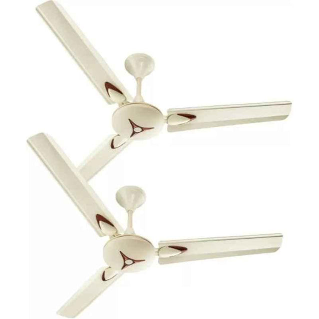 Kanishka Star 50W Metal Ivory Ultra High Speed Ceiling Fan, Sweep: 1200 mm (Pack of 2)