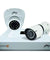 Godrej SeeThru 4 Channel Full HD CCTV Camera Kit without Hard Disk, 4MP4CH1D1B