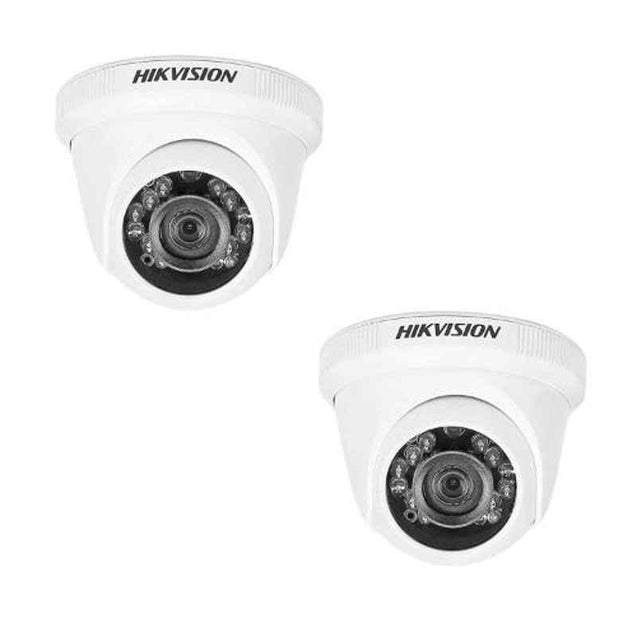 Hikvision 2MP Cctv Night Vision Dome Camera, DS2CE5AD0TIRPF, (Pack of 2)