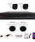 CP Plus 5MP 2 Pcs Dome & 2 Pcs Bullet Camera, 4 Channel DVR with Usewell Accessories, 5MP-4HD-2+2-1TB