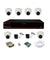 CP Plus 1.3MP White & Black 6 Dome & 2 Bullet Camera with 8 Channel DVR & Hard Drive Kit, B01NH5B7WX