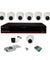 CP Plus 2.4MP 7 Pcs Dome & Bullet White & Black Camera with 16 Channel DVR Kit, CP-ER-1602E1-TS