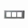 Schneider Electric Zencelo 6 Module Satin Silver Grid & Cover Frame, IN8406C(SA) (Pack of 5)