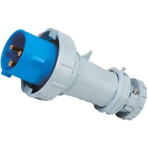 Power N Pack 63A 230V Single Phase 6h Industrial Straight Plug, PP07P