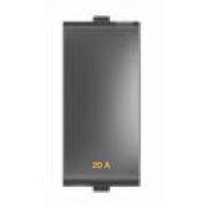 Goldmedal Nixon G-Dip 20A 1 Module 2 Way Digital Silver Titanium Grey Switch, 101822 (Pack of 20)