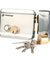 Secureye Electronic Door Lock With Power Supply Complete Kit