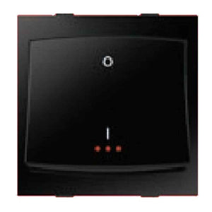 Anchor Ziva 32A 2 Module Black Switch with Indicator, 68032B (Pack of 10)