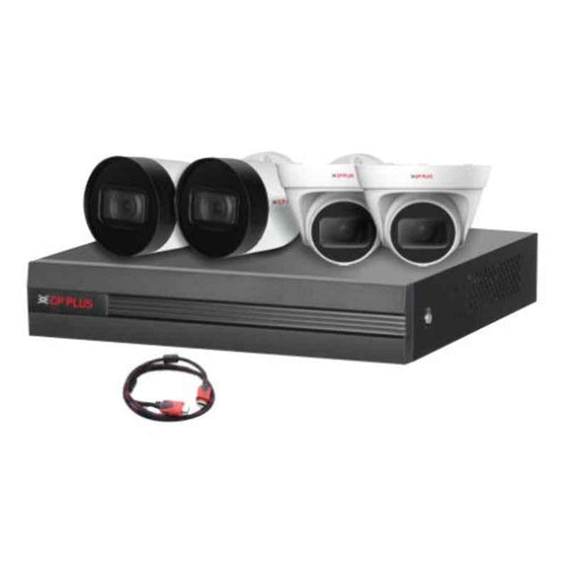 CP Plus 2 MP IP 4 Camera Kit