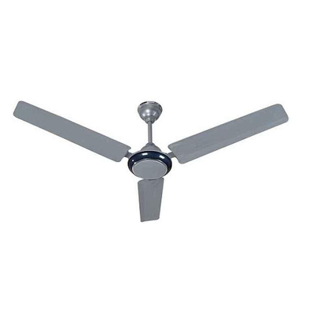 Msure 50W Silver Blue Fusion Ceiling Fan, Sweep 1200 mm