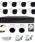 CP Plus 5MP 2 Pcs Dome & 8 Pcs Bullet Camera, 16 Channel DVR with Usewell Accessories, 5MP-16HD-8+2-2TB-USEWELL