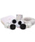 CP Plus 1MP White & Black 2 Dome & 2 Bullet Camera with 4 Channel HD Digital Video Recorder Kit