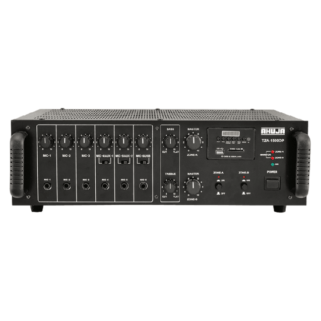 Ahuja PA Amplifier With Built-In Player TZA-1500DP