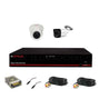 CP Plus 2.4MP 1 Pc Bullet, 1 Pc Dome Camera & 4 Channel DVR Kit with All Accessories