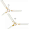 Longway Starlite Deco P2 50W Ivory Ultra High Speed Ceiling Fan, Sweep: 1200 mm (Pack of 2)