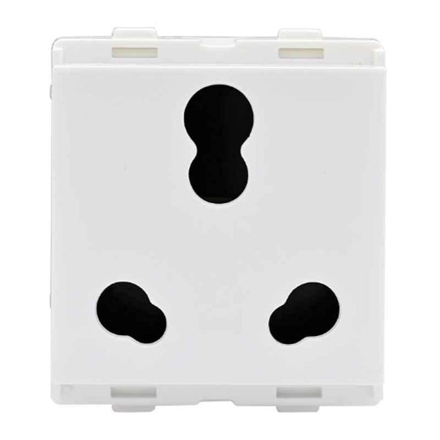 L&T enGem 10A/25A 2M Combined Socket, CB93302CW25 (Pack of 20)