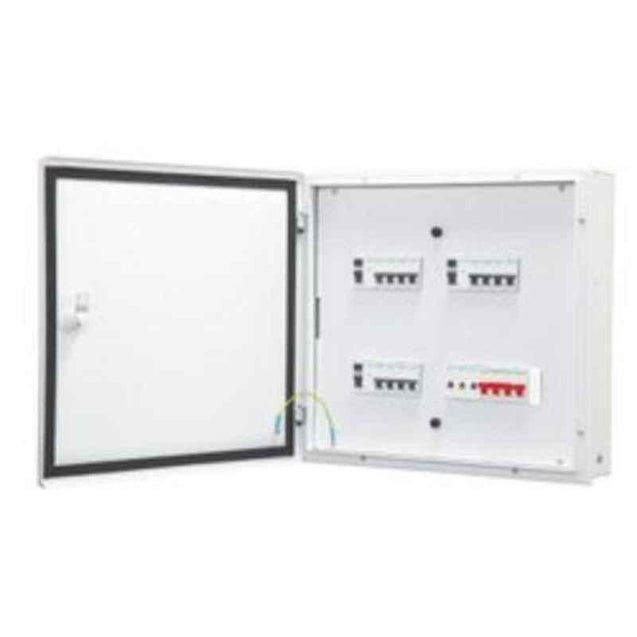 HPL Three & Neutral Pole 4 Way EX Range - Double Door Project Distribution Board, MDBECOTDD04