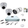 Godrej SeeThru 1080P Full HD White CCTV Camera Kit without Hard Disk, Godrej2MP2DOME1BULLET