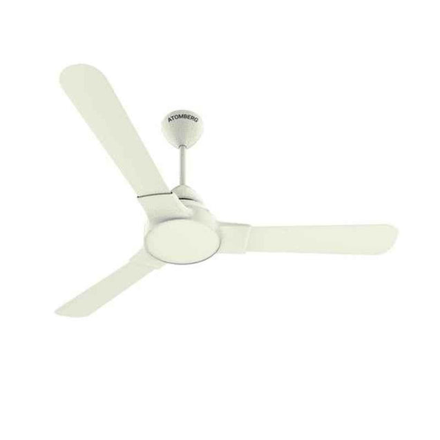 Atomberg Naveo 32W Gloss Ivory Ceiling Fan Compatible with Regulator, Sweep: 1200 mm