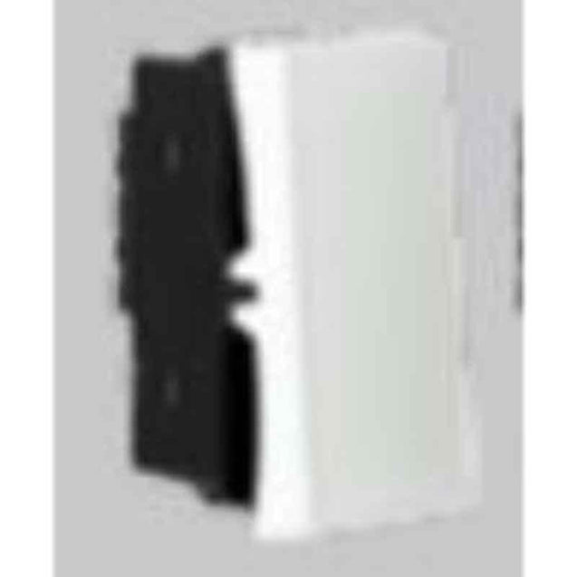 Crabtree Athena 10A 1 Way Chalk White Switch with Indicator, ACNSXIA101 (Pack of 20)